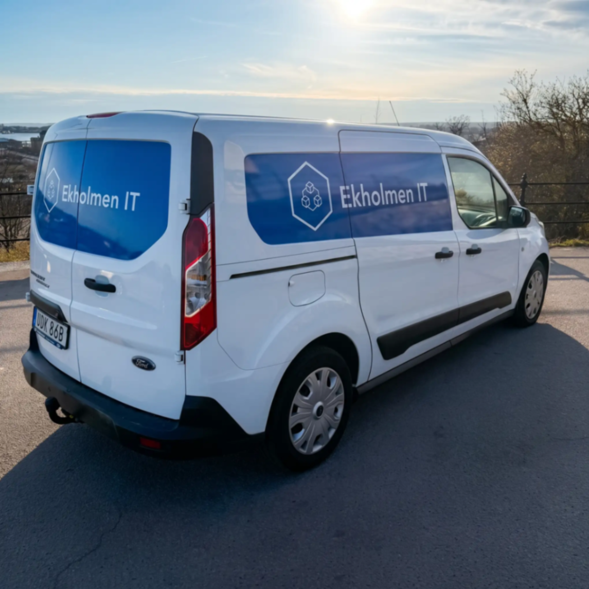 Ekholmen IT:s servicebil i Karlskrona – lokal IT-support på plats